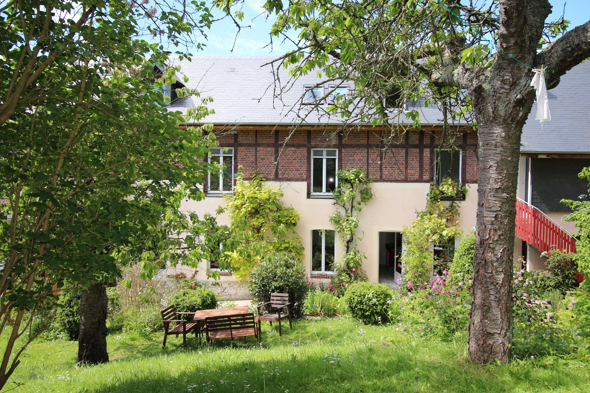 Vente d'une maison de caractère, pleine de charme Caudebec en Caux, Rives en Seine, Vallée de Seine, Normandie