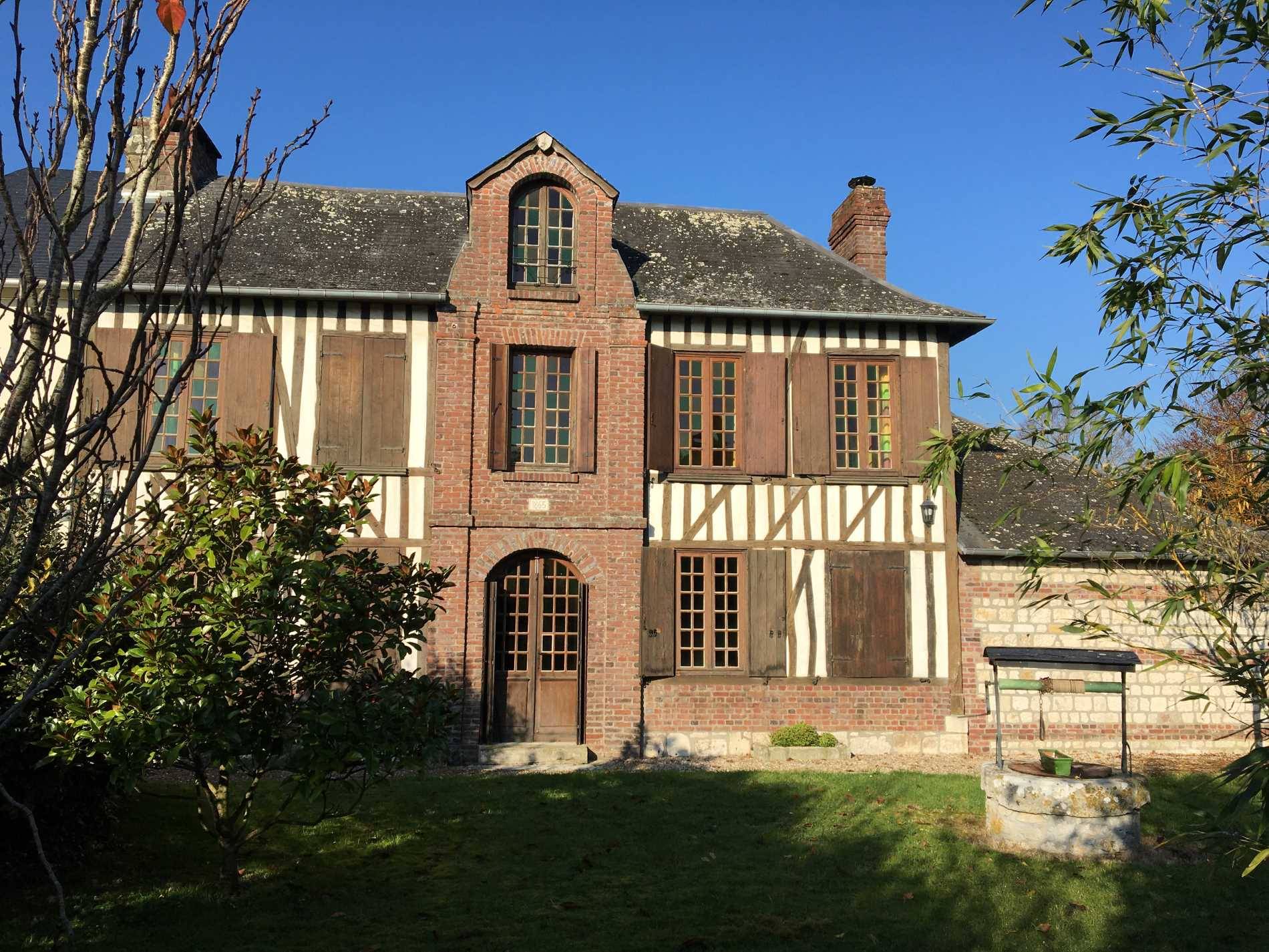 Vente d'une charmante maison XIX ème, en vallée de Seine, presqu'ile de Brotonne